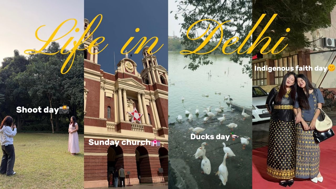 📍Life in Delhi| Shootday| Indigenous Faith Day| Church 