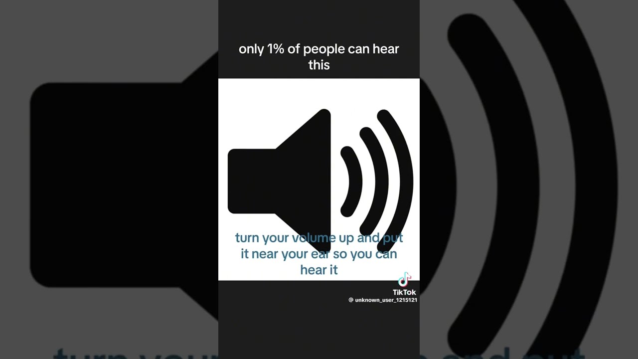 Only 1 Of People Can Hear This 