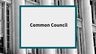 Common Council: Meeting of September 1, 2020