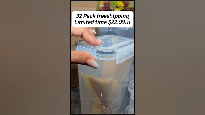 32/24 Pack Airtight Food Storage Containers Set | Great Deal #fok