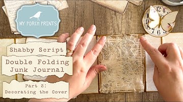 Part 2 Double Folding Junk Journal Tutorial My Porch Prints