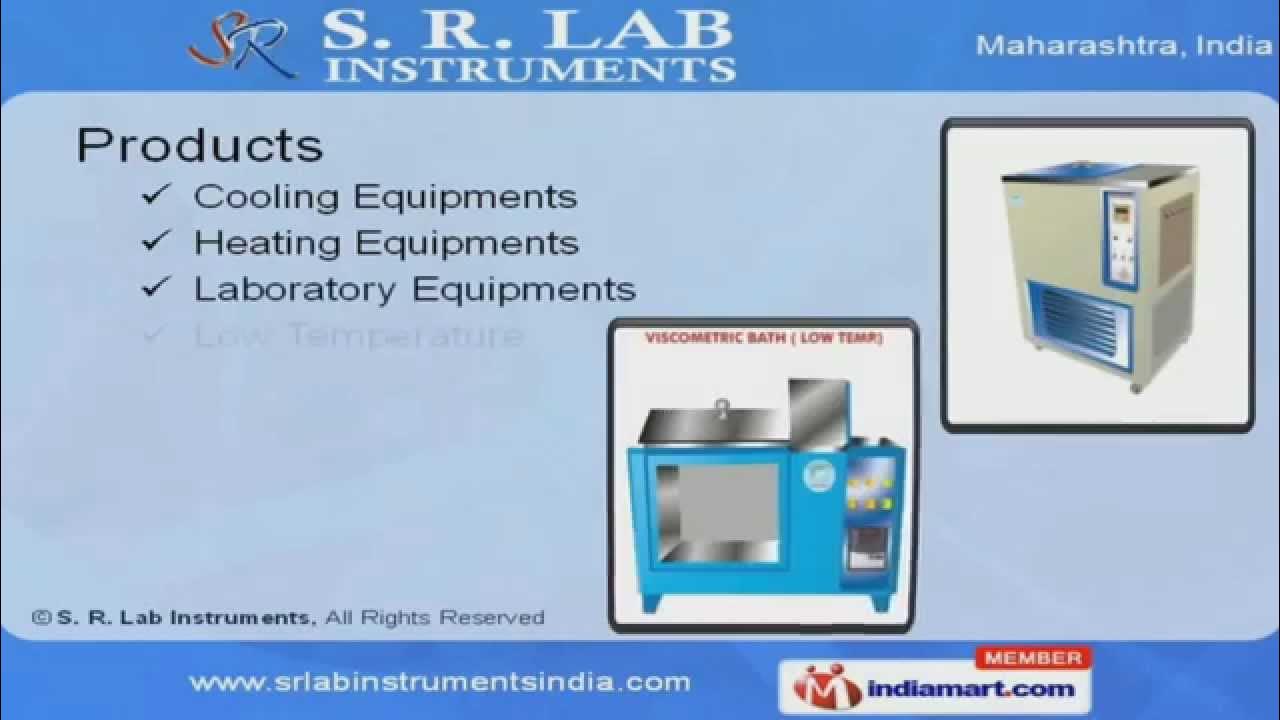 Cooling Equipment by S. R. Lab Instruments, Mumbai YouTube