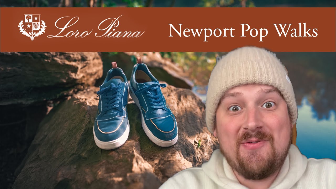 Loro Piana Men's Newport Walk Water-Repellent Sneakers