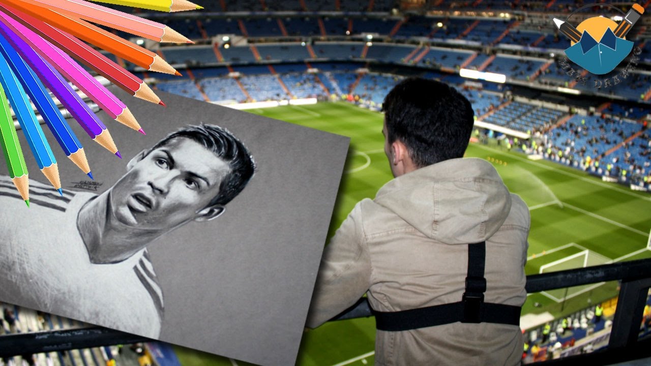 24H A MADRID ! (DESSIN DE CRISTIANO RONALDO) - YouTube