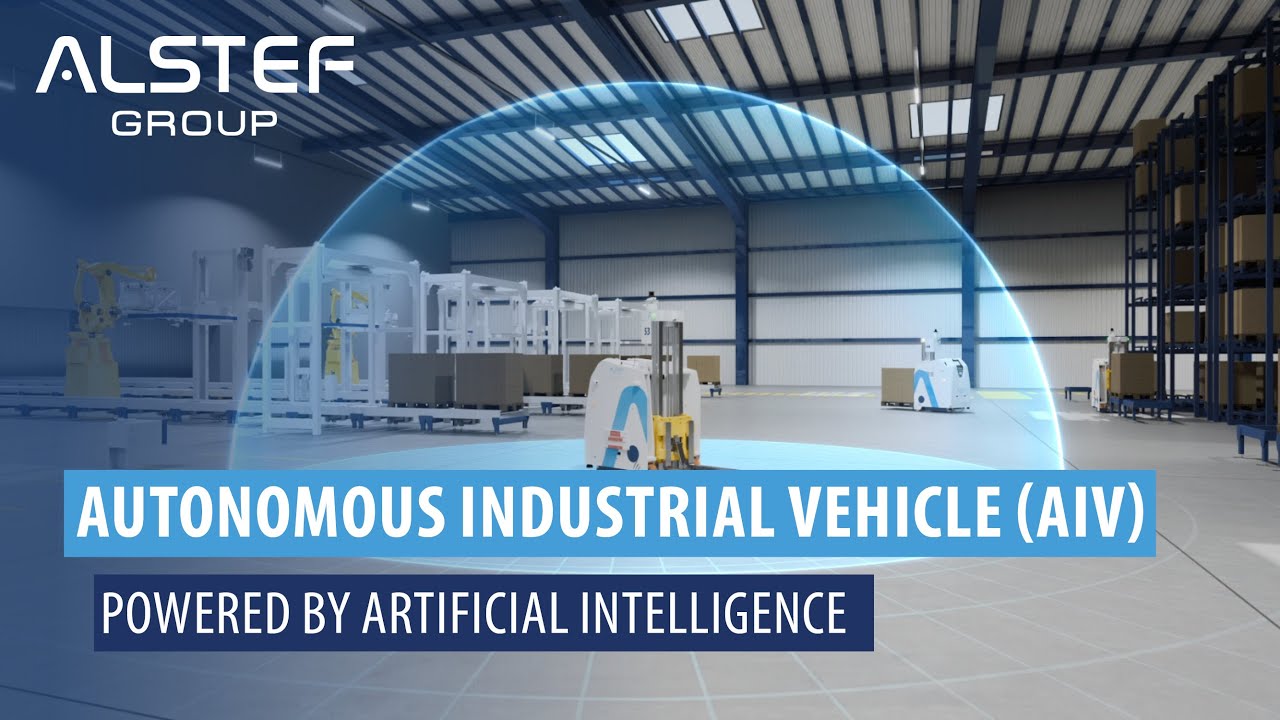 Autonomous Industrial Vehicle (AIV) powered by AI