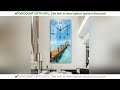 Rectangular crystal porcelain painting wall clock creative modern - Worth Checking Out | Smart