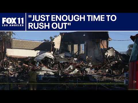 Inglewood strip mall destroyed in fire