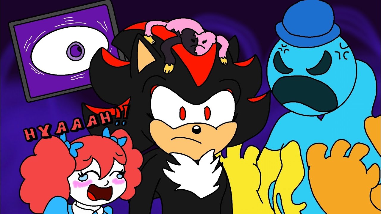 Shadow faz meio SPEEDRUIM no Poppy Playtime Capitulo 4!!!🦔🔫🖤 ️ @SHAput ...