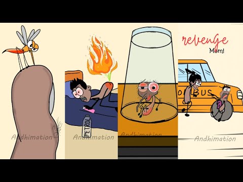 Revenge of the Mosquito Slayer! 🦟💥 Best of Andhimation #Funny #ShortVideo
