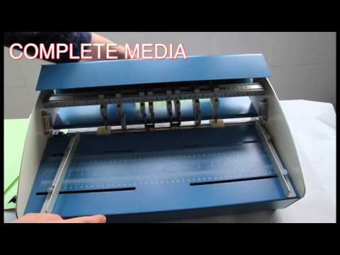 Electric Creaser Scorer Perforator 3 in1 combo Paper Creasing Perforating 3 Function Machine