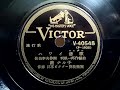 曉 テル子  ♪ハワイ悲歌♪ 1951年 78rpm record . HMV 102 phonograph