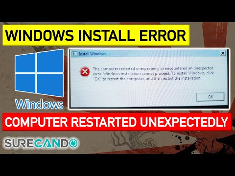 The computer restarted
