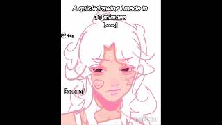this is a 30 min quick drawing lol 💖 also shout out to @hali at pinterest for the base ref 💅