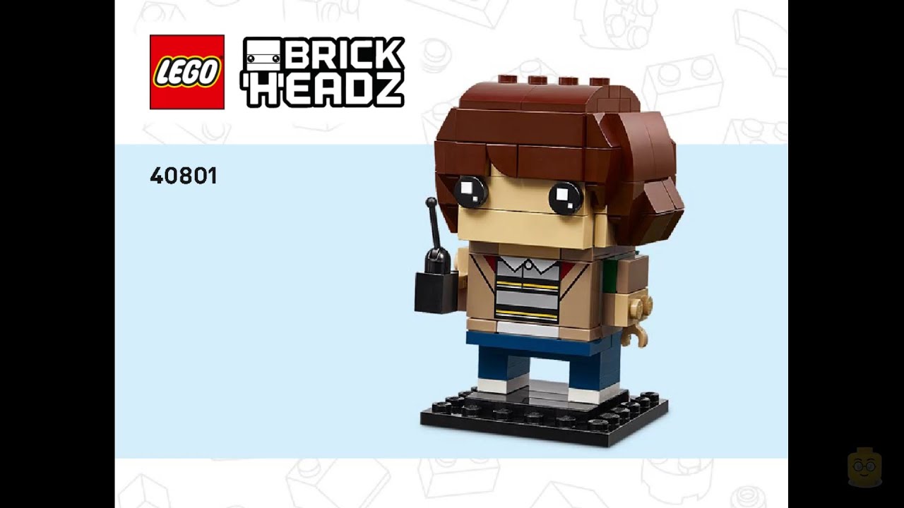 LEGO BrickHeadz 40801 – Complete Mike, Dustin, Lucas and Will Figures Instructions! (Booklet 01/04)