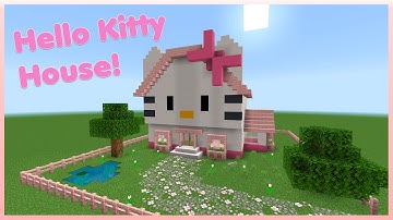 💗Minecraft💗 Cute Hello Kitty House Tutorial