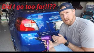 Massively small weight reduction done to the 2018 Subaru WRX STi type RA!?? trackHERO giveaway info!