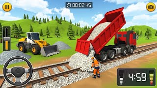 Real Dump Truck Driving Simulator 3D - Mountain Road Construction Game - Android Gameplay screenshot 5
