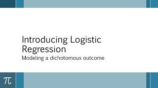 Preparing for Logistic Regression