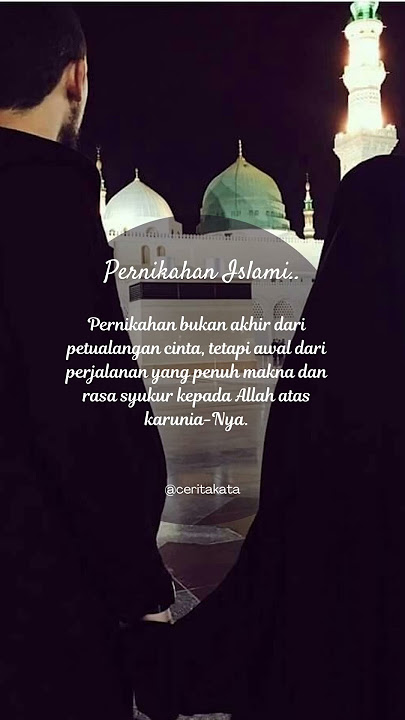 Pernikahan Islami.. kata mutiara