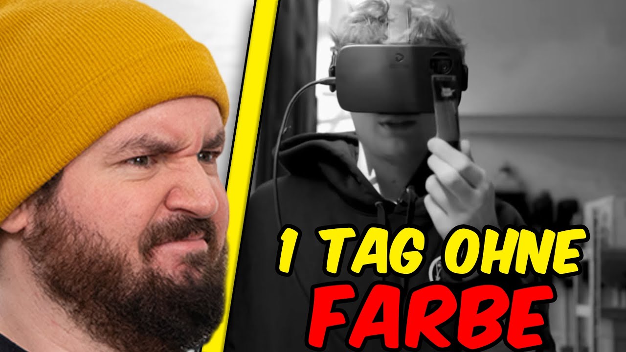 1 Tag ohne Farbe leben I Sturmwaffel REAGIERT