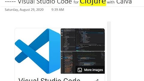 Visual Studio Code for Clojure with Calva
