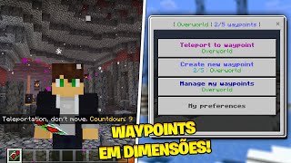 Multiplayer Waypoint System Addon for Minecraft