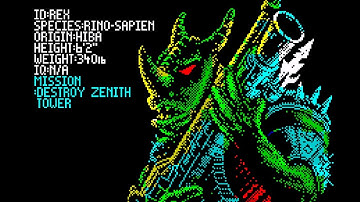 Rex part 2 ZX Spectrum Walkthrough Directors Commentary