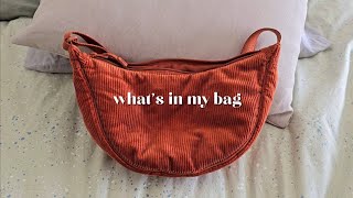 what's in my uniqlo crossbody bag