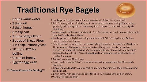 New Grains and Bagels