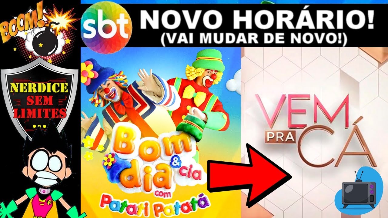 BOM DIA E CIA Vai MUDAR DE HORÁRIO em 2026 no SBT! Nova Programação ...