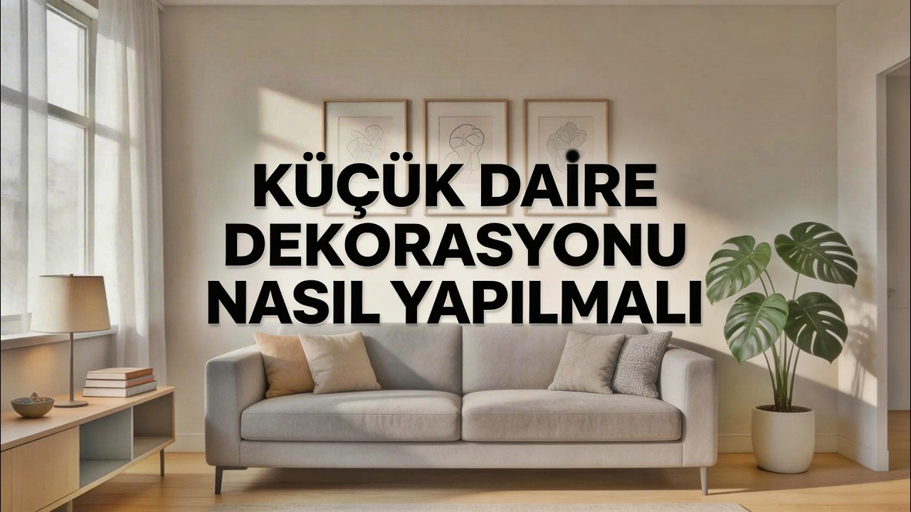 Küçük Daire Dekorasyonu Nasıl Yapılmalı