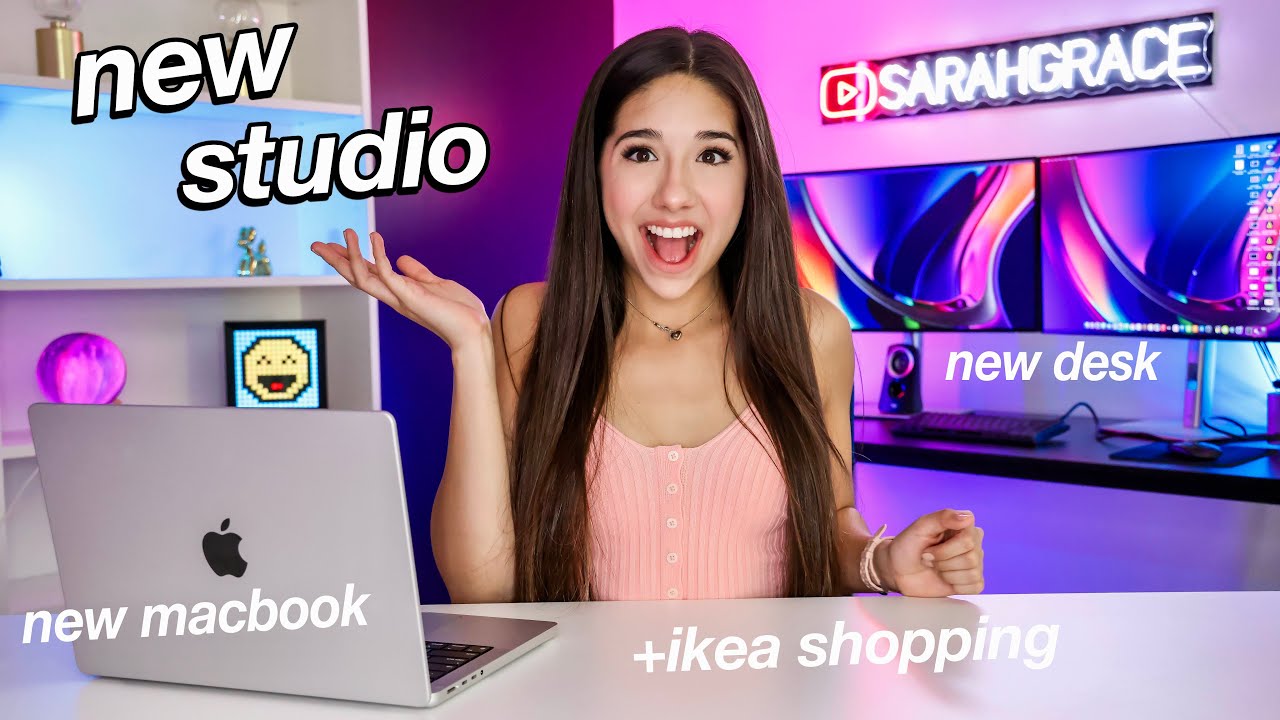 new studio tour! + ikea shopping