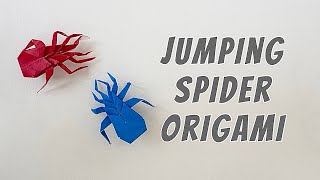 🕷️ Jumping Spider Origami 🕷️ Easy DIY Step-by Step Origami Tutorial 🕷️ DIY Arts and Crafts | 折り紙 🕸️