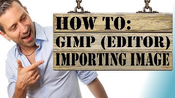 Gimp Tutorial: How To Import Image With No Background Into Gimp
