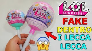 LOL SURPRISE FAKE LOLLIPOP! MAI VISTE! LOL DENTRO UN LECCA LECCA! Iolanda Sweets