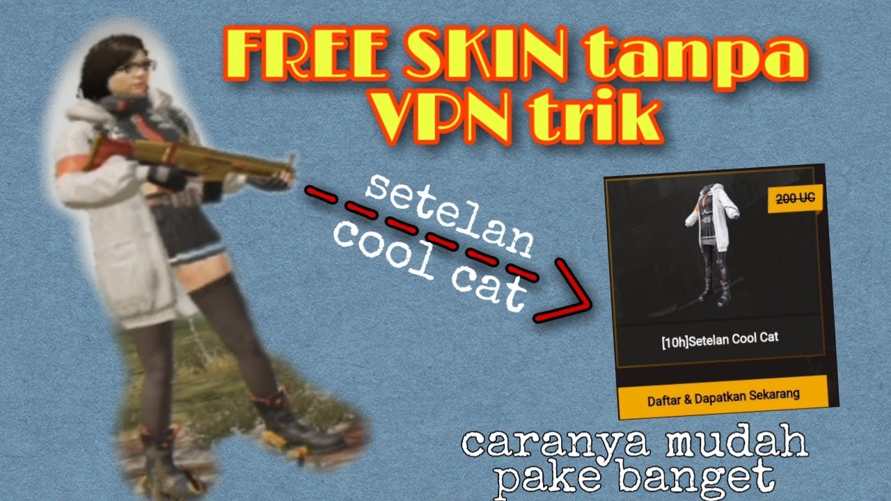 CARA MENDAPATKAN SKIN GRATIS PUBG MOBILE || TUTORIAL - YouTube