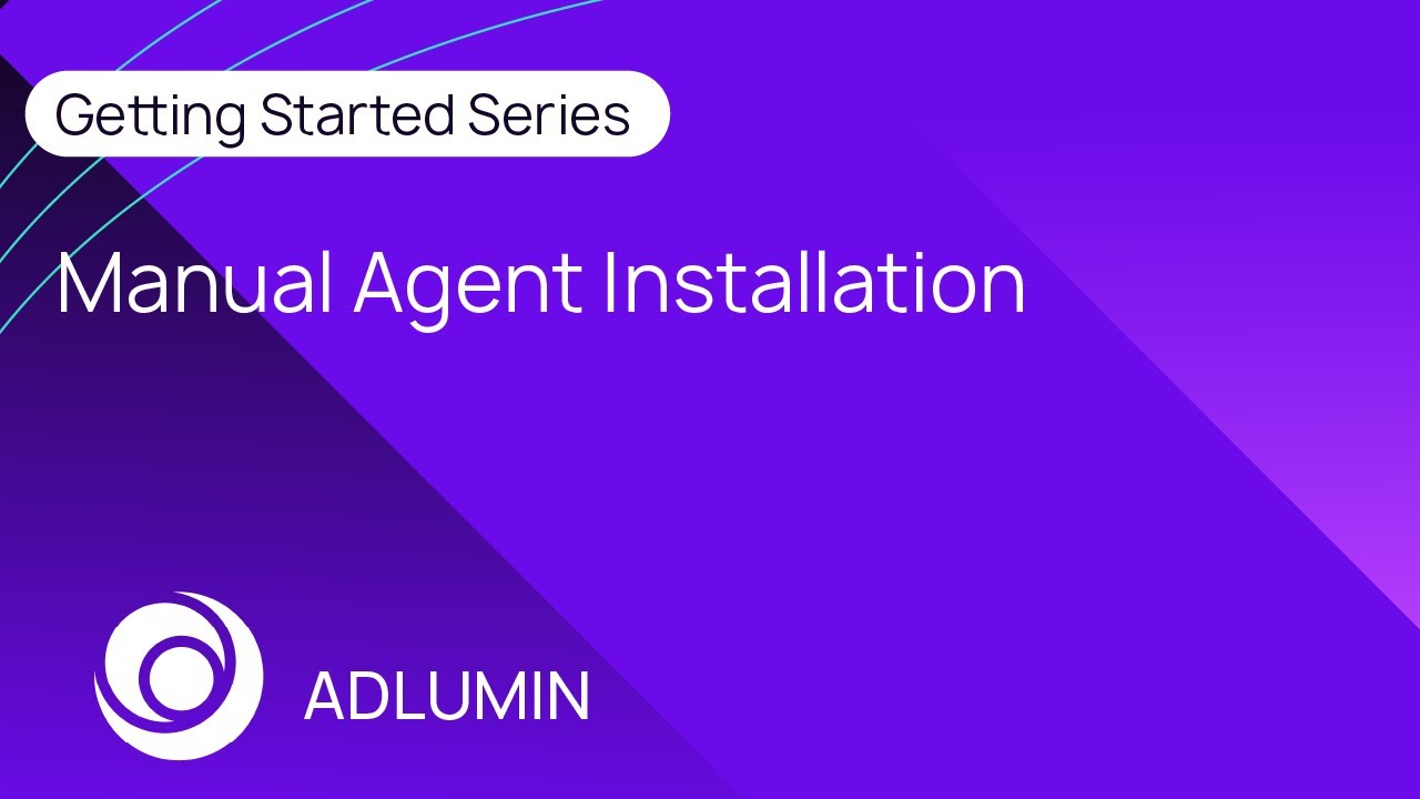 Manual Agent Installation - YouTube