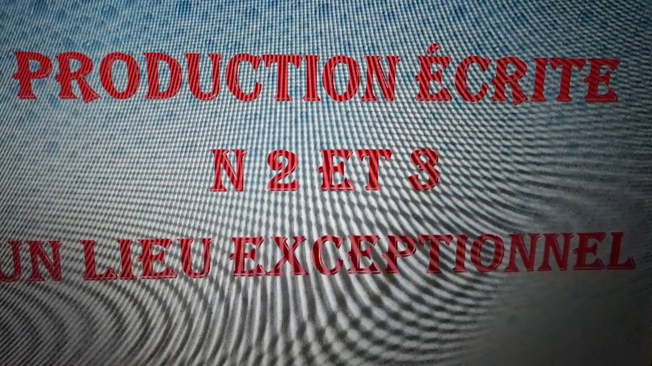 Production écrite 5ap  visite d'un lieu. /  تعبير عن زيارة مكان  السنة الخامسة ابتدائي
