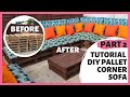 HOW TO MAKE CUSHIONS FOR PALLET COUCH | SIMPLE DIY TUTORIAL | SEAT COVERS  | PART 2