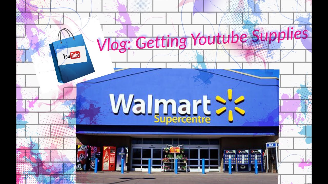 Vlog Getting YouTube Supplies YouTube