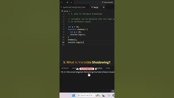Variable Shadowing in JavaScript EXPOSED! What You Need to Know