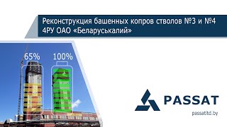 Реконструкция башенных копров стволов №3 и №4. Вторая очередь 4РУ ОАО &quot;Беларуськалий&quot;