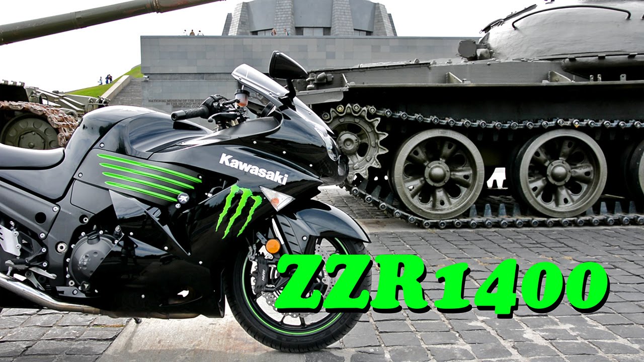Обзор гипербайка Kawasaki ZZR1400 (ZX14R) тест-драйв Моторейтинг