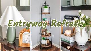 SPRING ENTRYWAY DECORATE WITH ME 2026 | SIMPLE & COZY HOME REFRESH