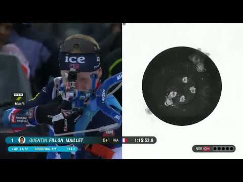 J. T. BOE 15,8 seconds L. PERSSON 16,9 seconds Standing Shooting