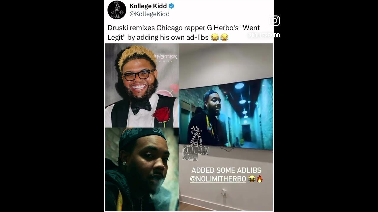 Druski’s “Went Legit” Remix 🤣 #druski #gherbo #wentlegit #pottweedmedia #shorts #viral #funny #rap