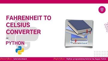 python program to convert fahrenheit to celsius