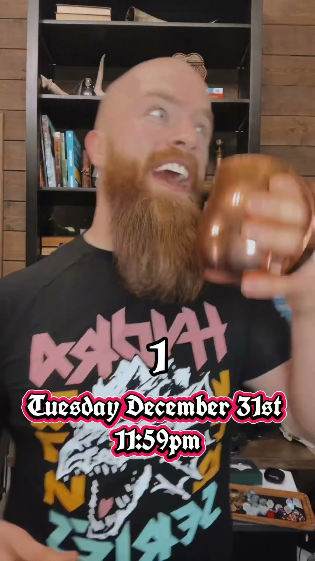 What did you roll?!? ???⚒️@dicecreamsandwich  #happynewyear #2025 #dnd #ttrpg #hammer