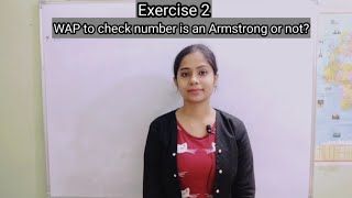lec:37:Write a program to check number is an Armstrong or not (Exercise 2) in C By Amrita.