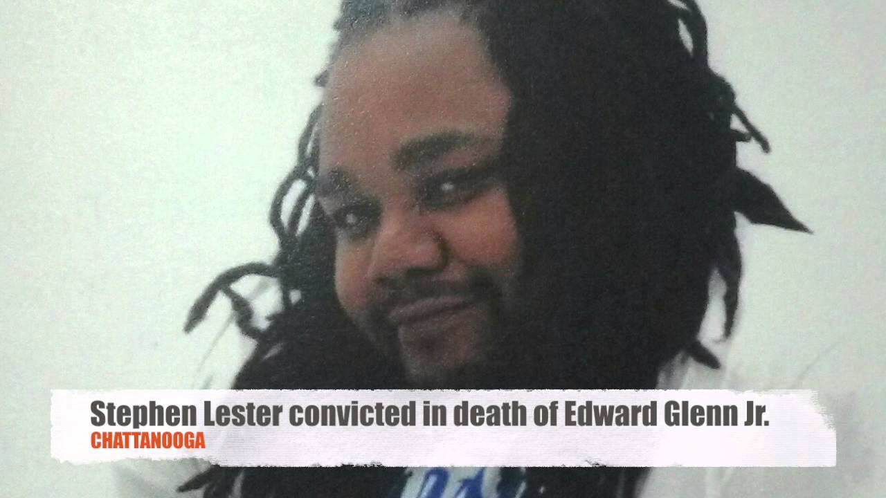 newspaper mockup Stephen Lester convicted of killing Edward Glenn Jr. in Chattanooga